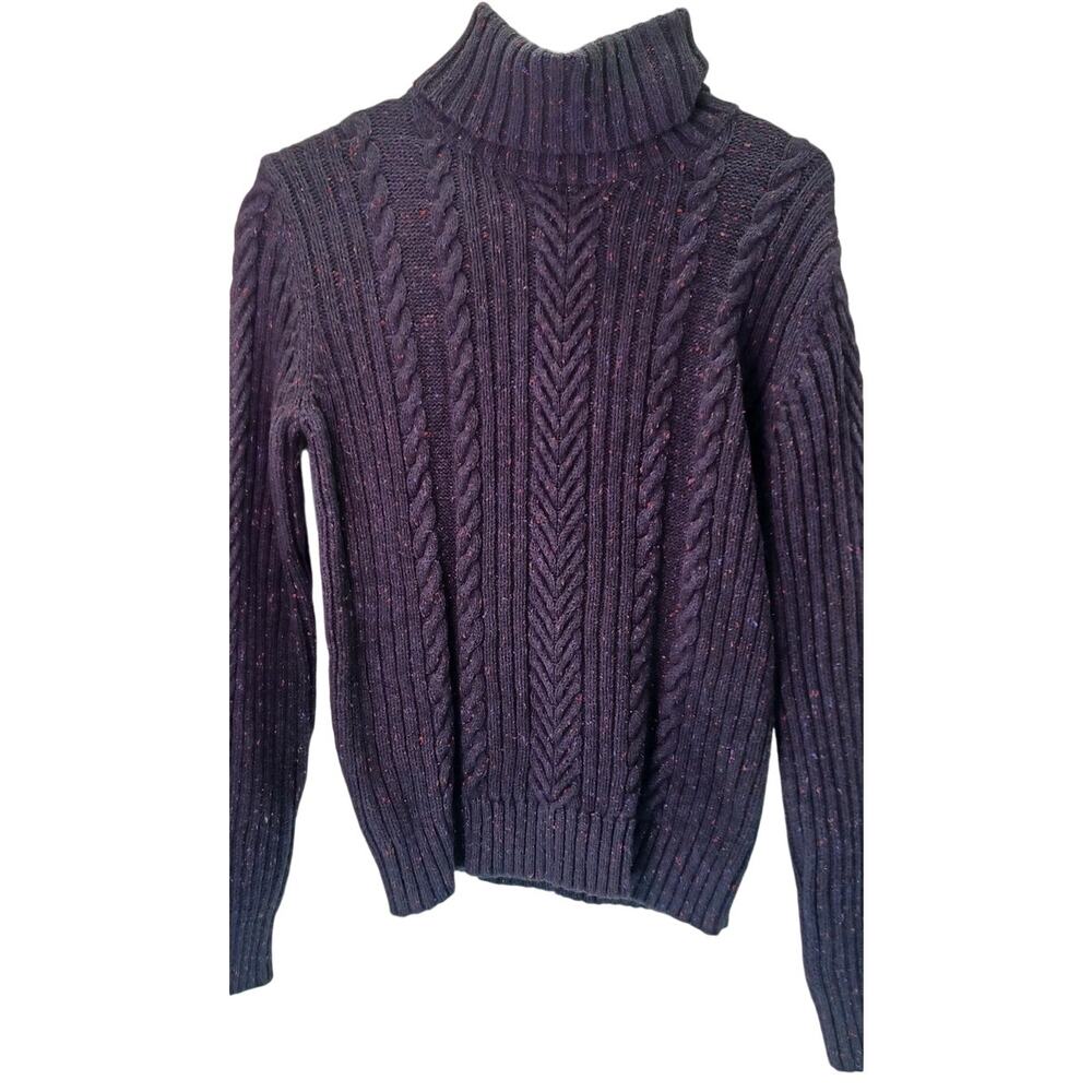 VTG FIELD GEAR Sweater Size S Wool Blend, Ribbed Knit, Blue, Made in Australia